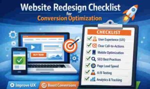 Website Redesign Checklist for Conversion Optimization