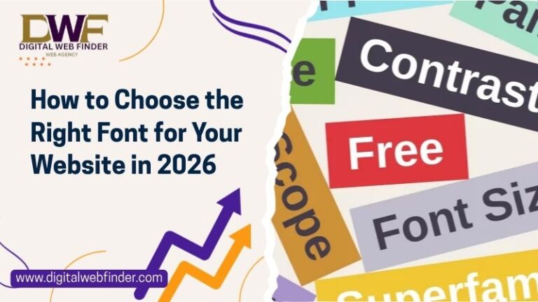 How to Choose the Right Font for Your Website in 2026 – Digital Web Finder